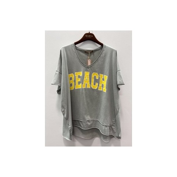 Marta - Nella T-shirt - Military/Yellow - Onesize