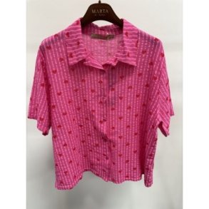 Marta - Menika Skjorte - Fuxia