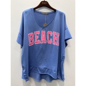 Marta - Nella T-shirt - Royal/Fuxia - Onesize