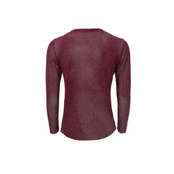 Black Colour - BCAlexis Tee - W/Stones - Plum