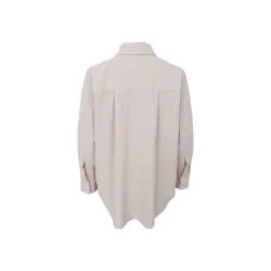 Black Colour - Starry simili skjorte - Cream