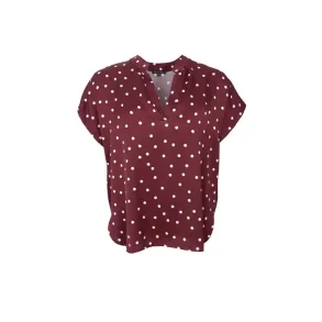 Black Colour - Valery SS Bluse - Plum