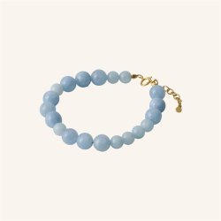 Pernille Corydon - Blue Sky Armbnd - Guld - Adj 16-19 cm