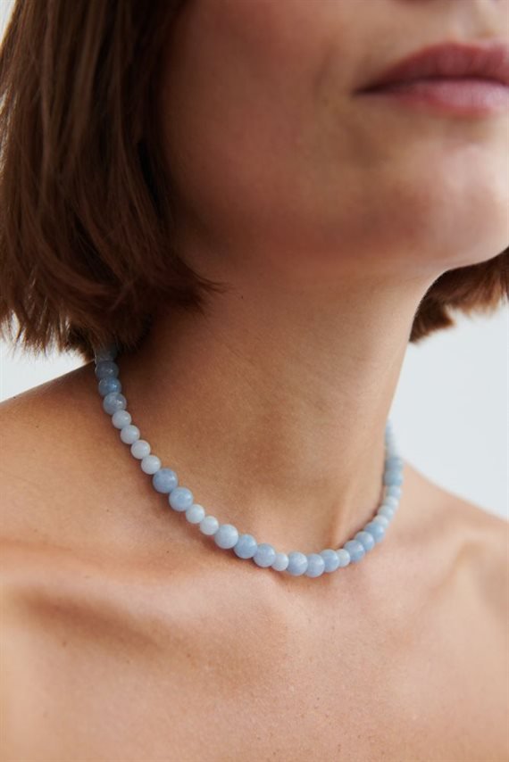 Pernille Corydon Halskæde - Blue Sky Halskæde Med Blå Aquamarine-sten main image 0