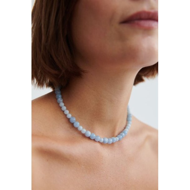 Pernille Corydon - Blue Sky Halskde - Guld - Adj 38-42 cm