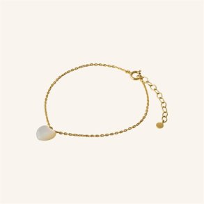 Pernille Corydon - Ocean Heart Armbnd - Guld - Adj 16-19 cm
