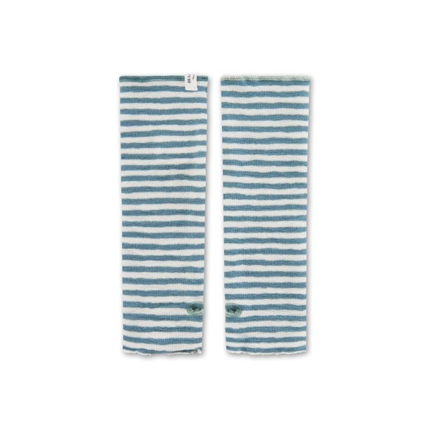 By Basics - Wrist Warmer - White/Zinc - Onesize