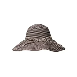 Black colour - BCJANNIE - Hat - black stipe - One size