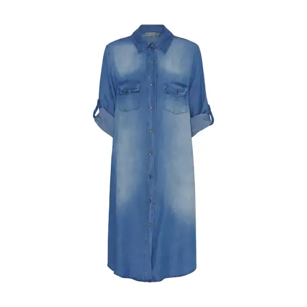 Marta - Florentina Kjole - Medium Blue