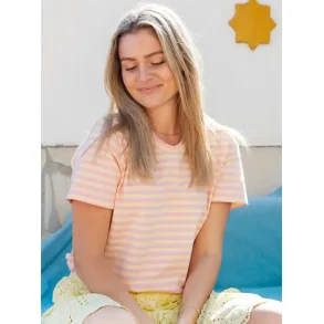 Black Colour - Maude SS T-shirt - Yellow Rose