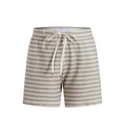 Liberte - Alma Shorts - Sand Ivory Stripe