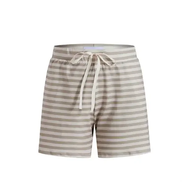Liberte - Alma Shorts - Sand Ivory Stripe