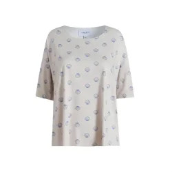 Liberte - Alma T-shirt - Ivory Cobolt Shell