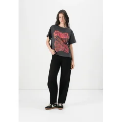 Wrangler - Girlfriend T-shirt - Faded Black
