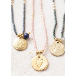 A Beautiful Story - Timeless Halskde - Labradorite Guld - Onesize