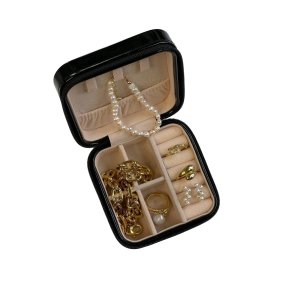 And Copenhagen - Edith Organizer Smykkeskrin - All Black Patent- Onesize