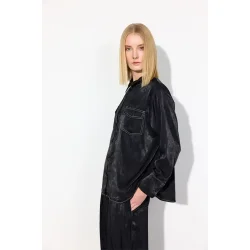 Hunkn - Andy Skjorte - Black