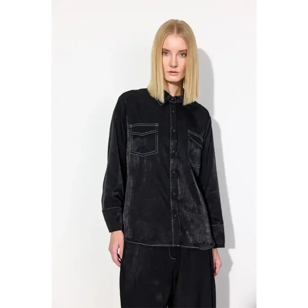 Hunkn - Andy Skjorte - Black