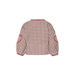 Sissel Edelbo - Astrid MINI Top - Brown Checks