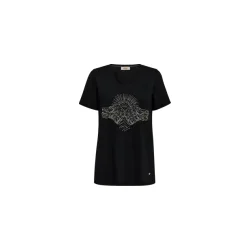 Mos Mosh - Nadine O-ss Deco T-shirt - Black