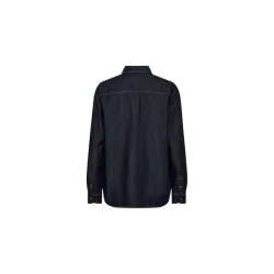 Mos Mosh - Natalie Denim Skjorte - Dark Blue