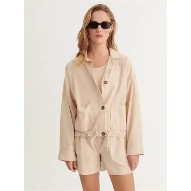 Basic Apparel - Beate Jakke - Smokey Grey