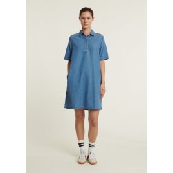 Basic Apparel - Bine Polo Dress - Light Denim