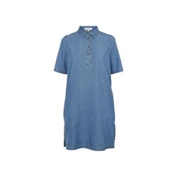 Basic Apparel - Bine Polo Dress - Light Denim