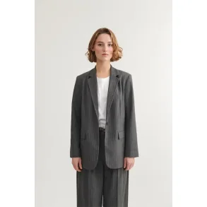 Basic Apparel - Marjorie Blazer - D. Grey Melange/Birch