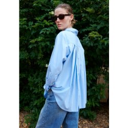 Basic Apparel - Silje LS Shirt - Frozen Fjord 