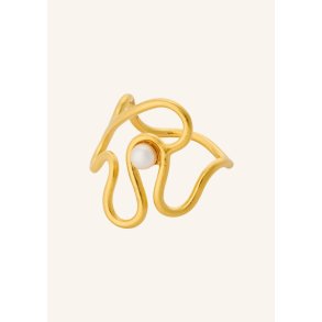 Pernille Corydon - Bay Pearl Ring - Guld