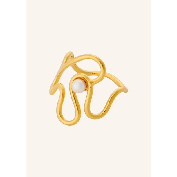 Pernille Corydon - Bay Pearl Ring - Guld
