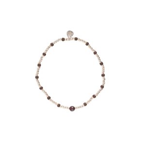 A Beautiful Story - Clever Armbnd - Garnet Slv - Onesize