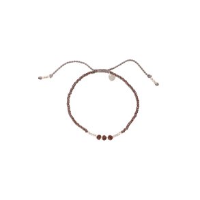 Beautiful Story - Decent Armbnd Gold - Garnet - Onesize