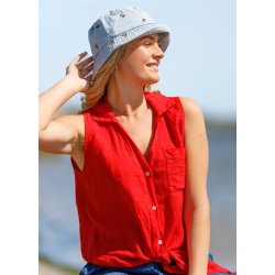 Black Colour - Maluca Denim Bllehat - Lt. Blue Denim/Cherry