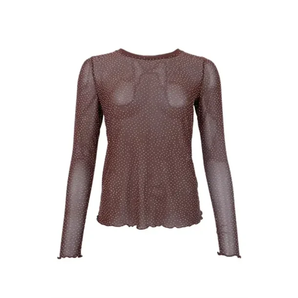 Black Colour - BCAlexis Tee - W/Stones - Coffee