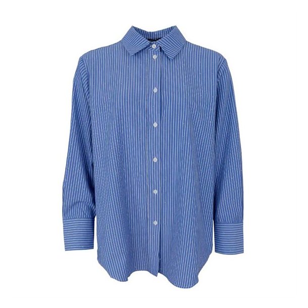 Black Colour - Starry simili skjorte - Blue