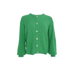 Black Color BCBella Strik Cardigan - Green
