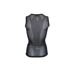 Black Colour - Alexis Mesh - Tank Top - Black