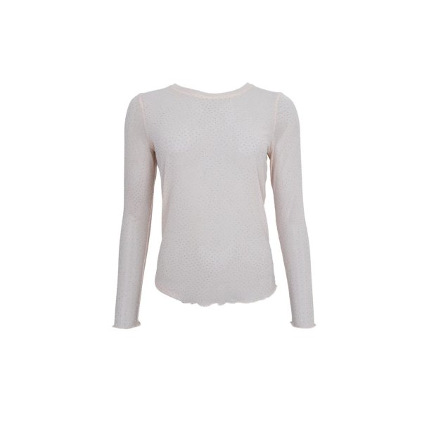 Black Colour - Alexis Tee - w/stones - Nude