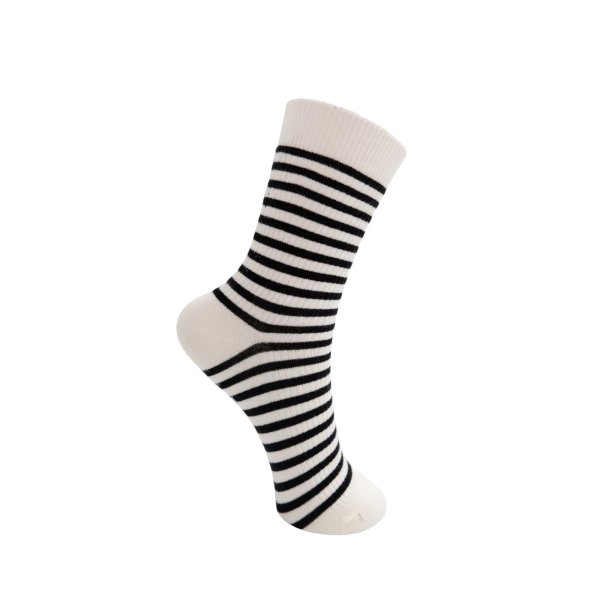 Black Colour - BCMyra - Strmper - Black striped - One Size
