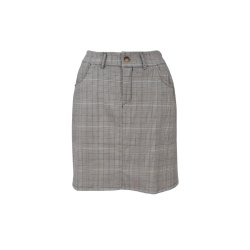 Black Colour - BCNikka Chequered Short Nederdel - Grey