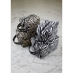 Black Colour - BCNyla Washbag - Zebra - Onesize