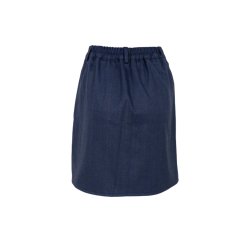 Black Colour - BCPark Kort Nederdel - Indigo Blue