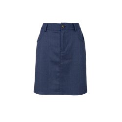 Black Colour - BCPark Kort Nederdel - Indigo Blue