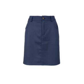 Black Colour - BCPark Kort Nederdel - Indigo Blue