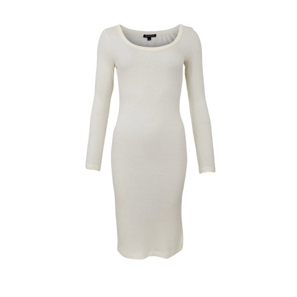 Black Colour - BCTea LS Slip Kjole - Off White 