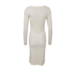 Black Colour - BCTea LS Slip Kjole - Off White 