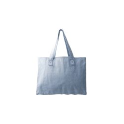 Black Colour - Didde Denim Shopper Bag - Lt Denim - Onesize