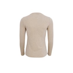 Black Colour - Faye Lurex Blouse - Nude